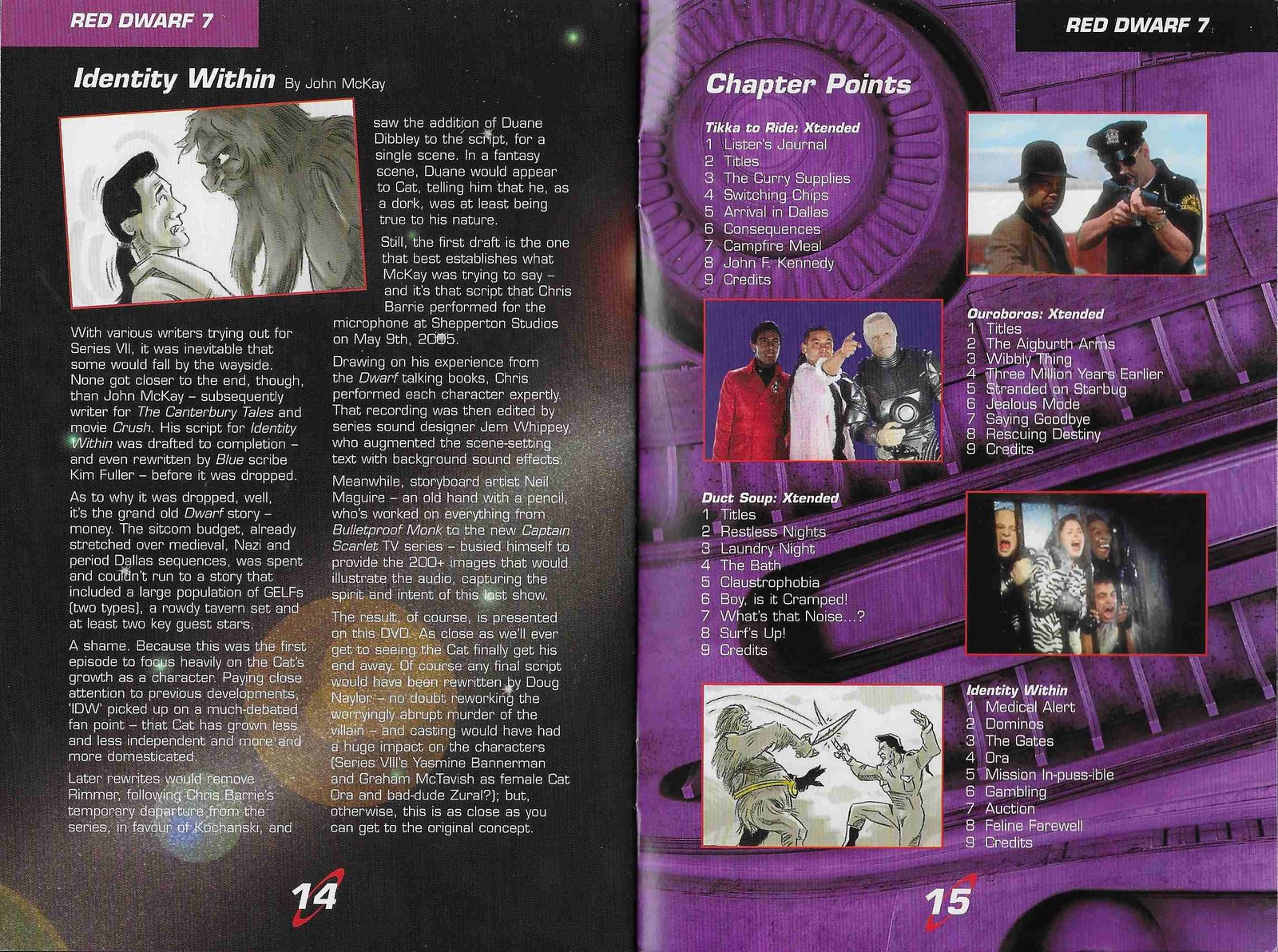 Inserts from BBCDVD 1692